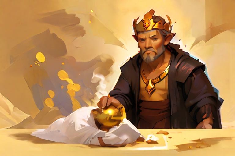 King Midas and his Golden Touch | famous stories of greek mythology