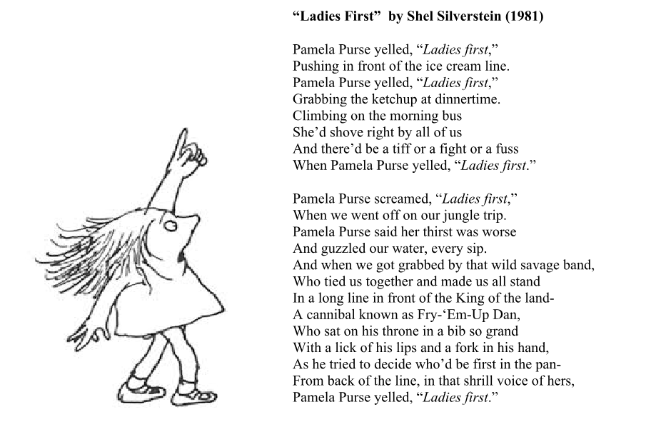 Ladies First by Shel Silverstein